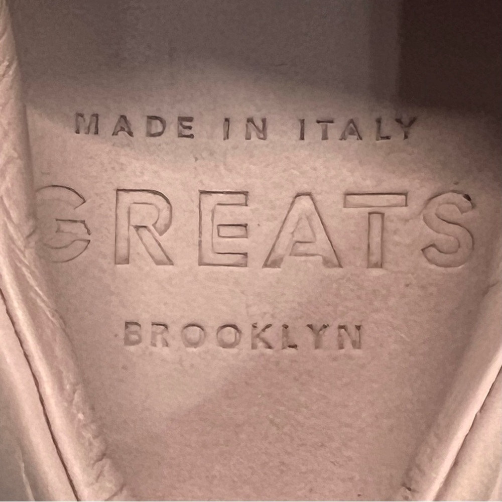 Greats Brooklyn Dusty Pink Leather Casual Contemporary Sneakers Women’s 8.5 - Picture 15 of 15